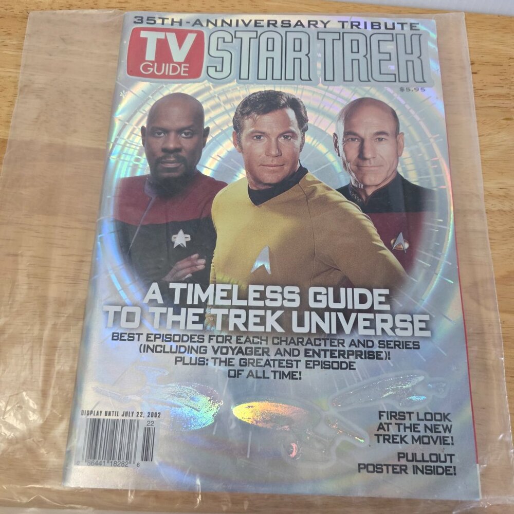 Vintage Star Trek, 35th Anniversary Tribute, TV Guide, Magazine